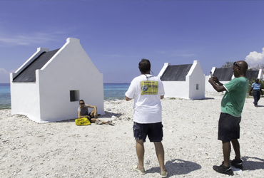 Voyager Bonaire at the Slave Huts